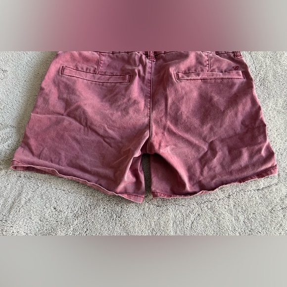 Red Stretch Midi American Eagle Outfitters Women’s Shorts - Picture 10 of 12